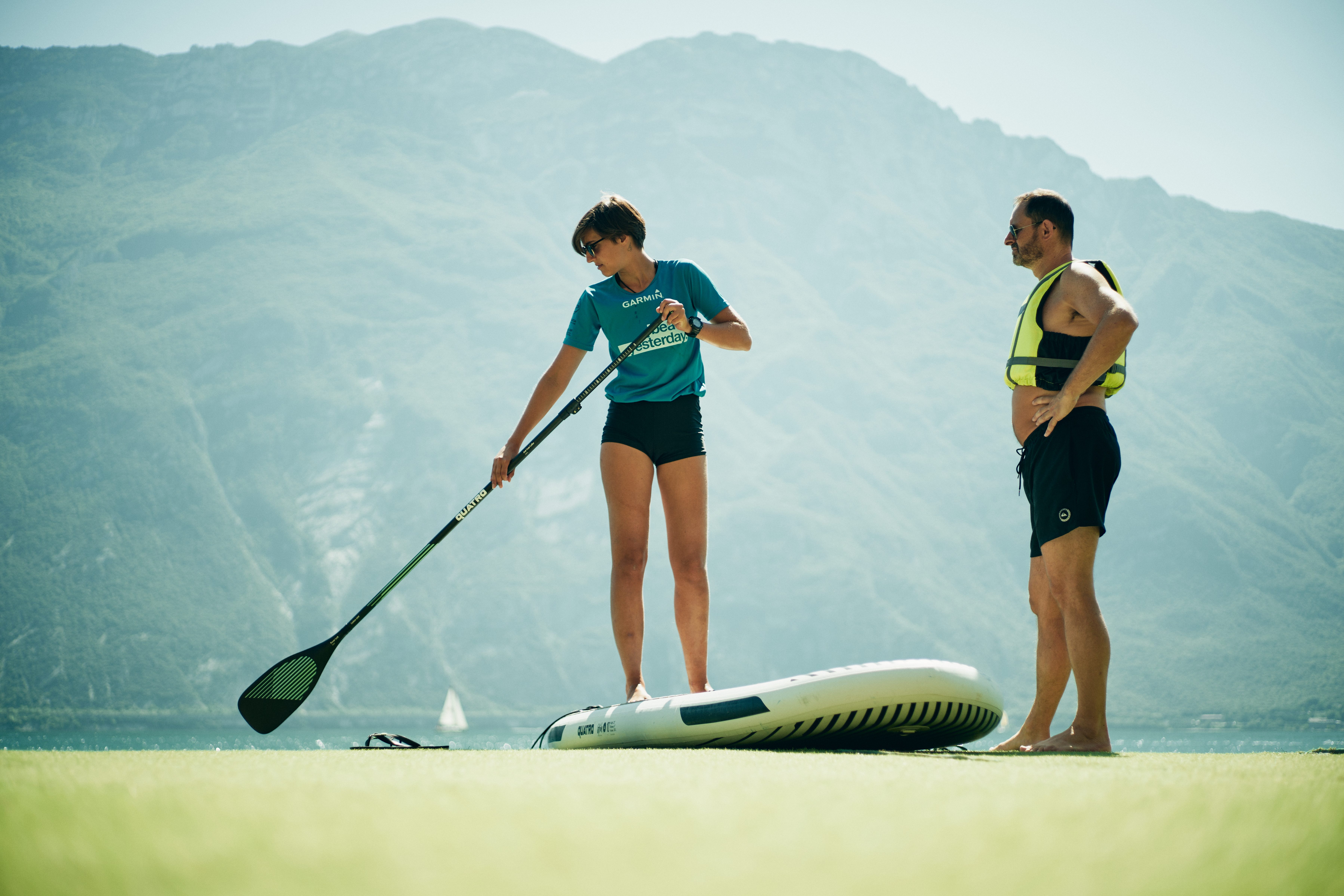 SUP school session with guests
