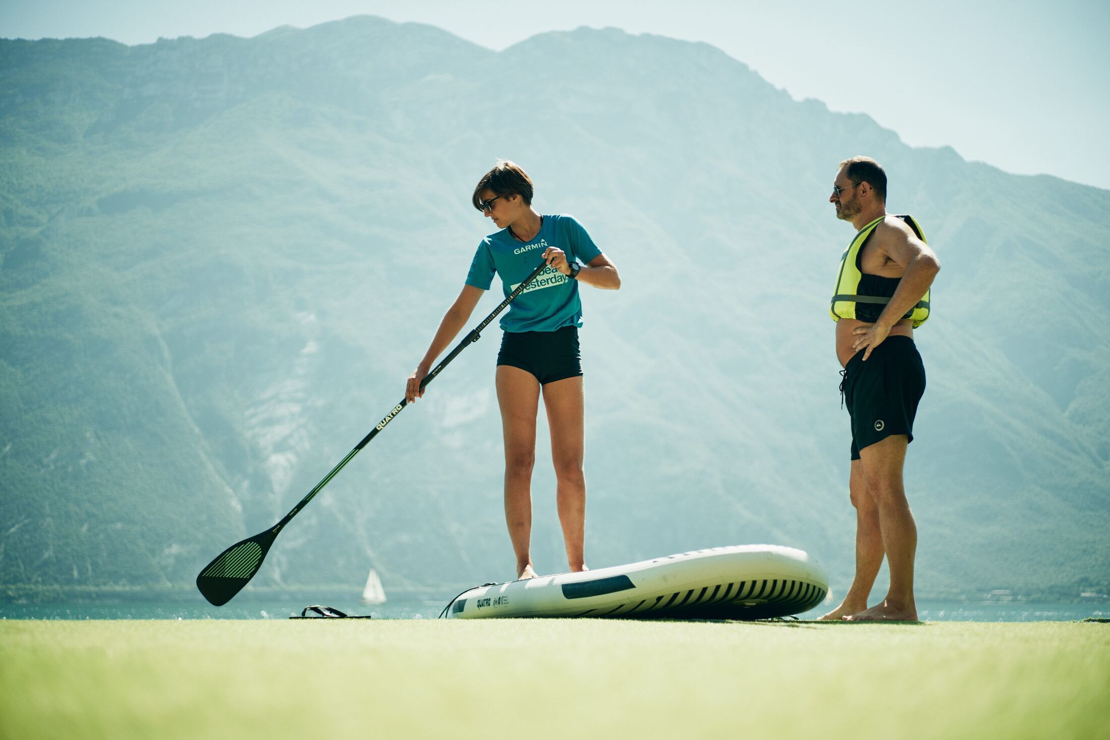 SUP school session with guests