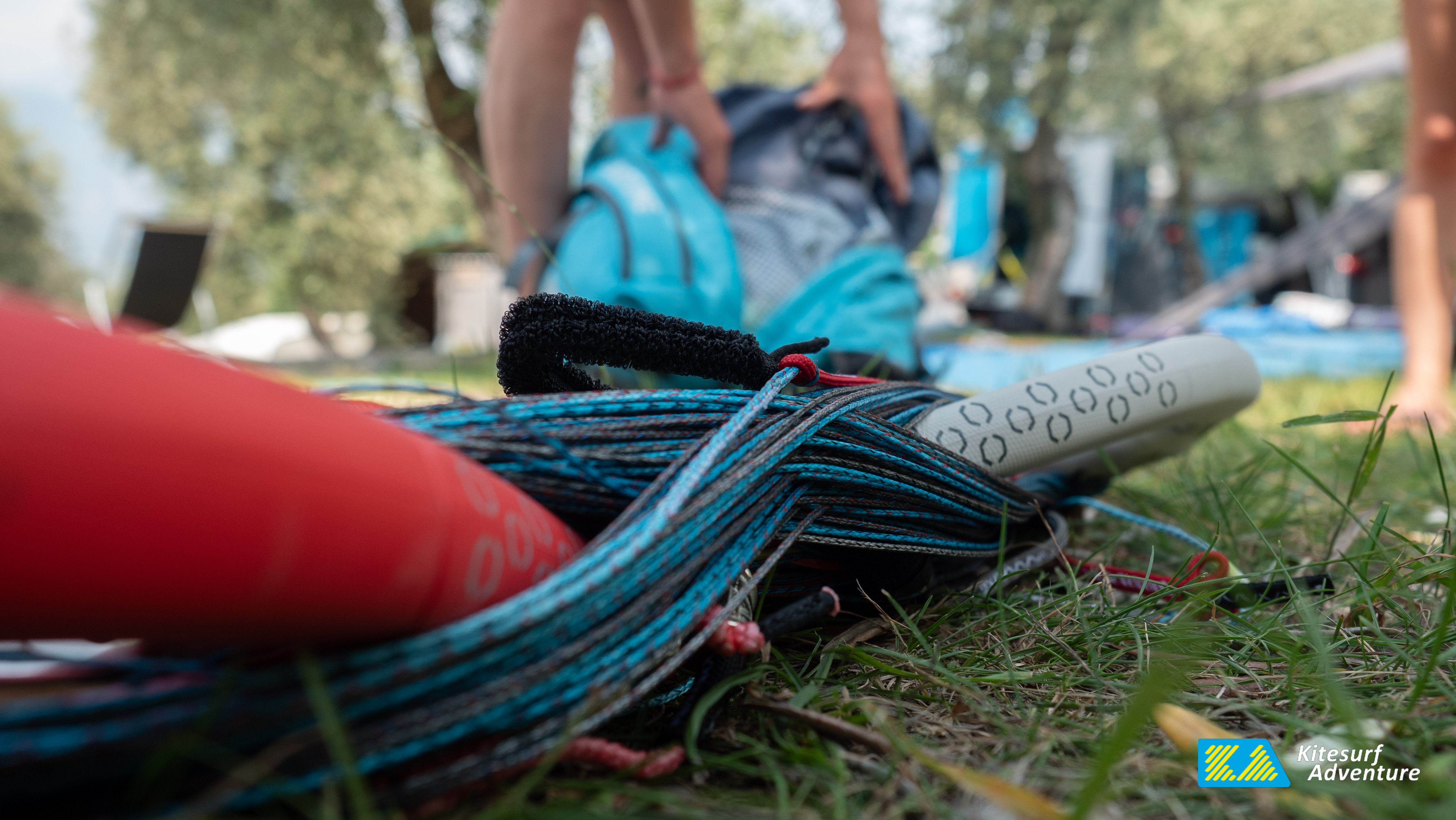 Outdoor sports rental equipment at the station