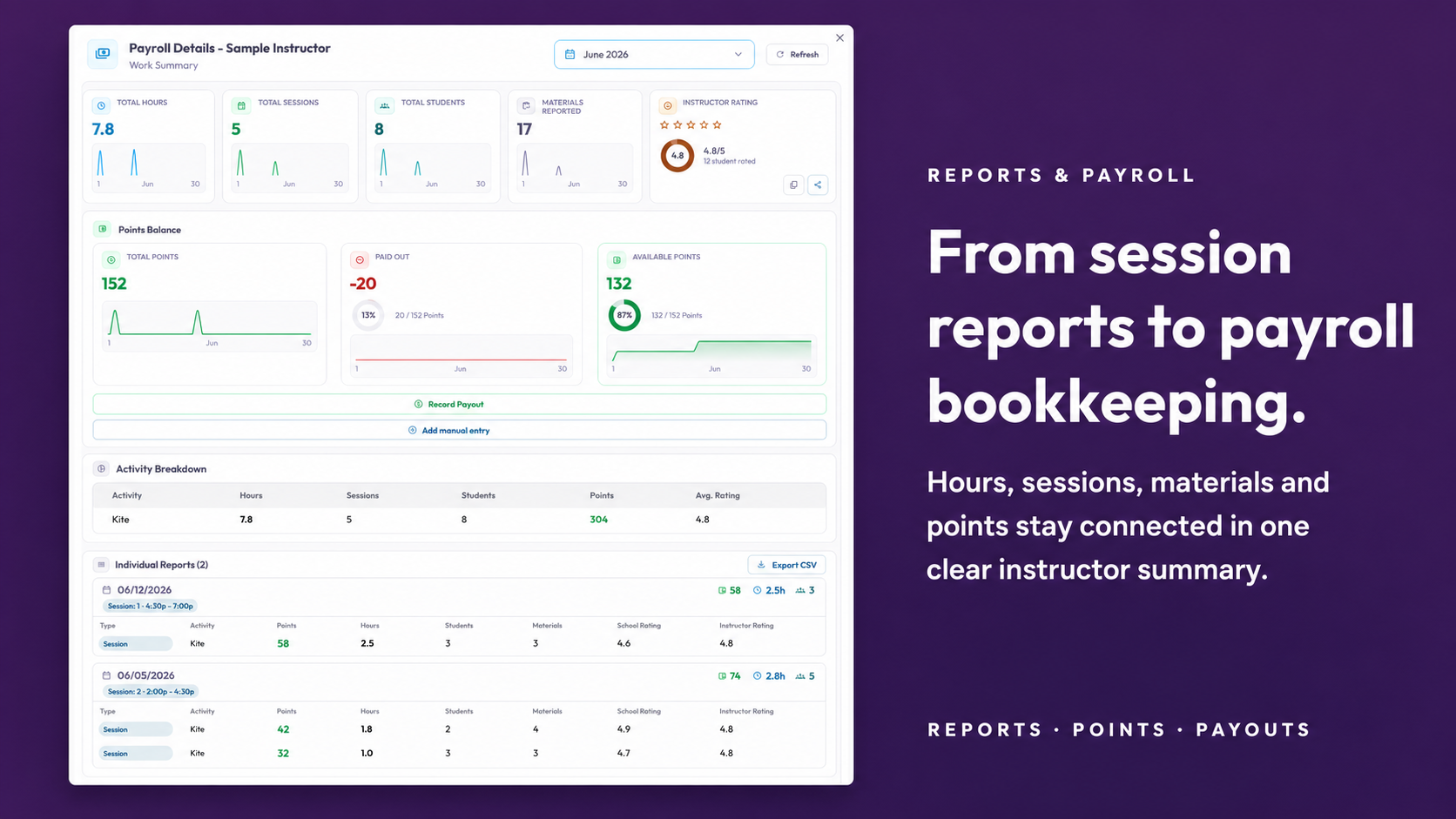 TIDEFORCE reports and payroll screen 2